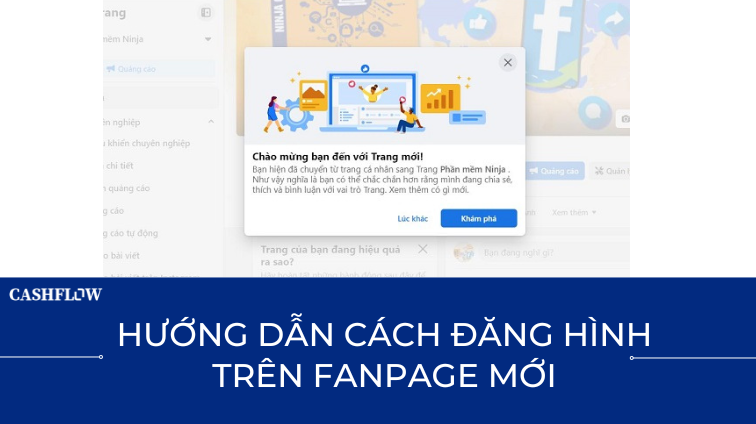 cách đăng hình fanpage profile mới